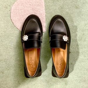Ganni Jewel Moccasins size 37 ( 7 US )